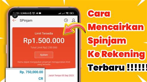 cara mencairkan spinjam ke shopeepay  ⚠️Catatan